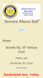 Mobile Screenshot of northvillerotary.com